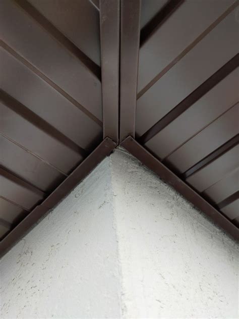 metal roof on top of distribution box|metal roof hemmed.